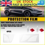 X4PC Front / Rear Arch Stone Guard PPF Paint Films Kit  For Tesla Model Y 20-25