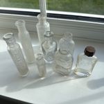 Vintage Miniature Glass Bottles 1900-1930s ?