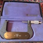 Vintage Precision Gauge Screw Gauge Micrometer P. Roch Rolle Suisse 75-100mm