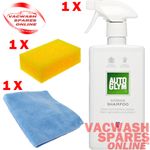 AUTOGLYM INTERIOR SHAMPOO 500ML FABRIC SEATS & UPHOLSTERY / WHITE WALL CLEANER