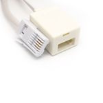 UK Male to Female Cable BT Telephone Extension Phone Line 2m to 30m Lead