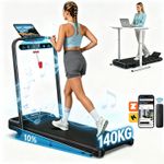 Walking Pad with 10% Incline, Under Desk Treadmill for Home Speed 10KM/H w/ APP