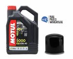 HONDA CBR1000RR FIREBLADE 2009-2010 MOTUL 5000 OIL & FILTER SERVICE KIT