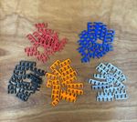 Ignition Lead Wire  Clip Ht Lead Holders Clamp clips tidy  colour choice 7 - 8mm