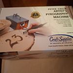 Peter Child Artists Pyrography Wood Burning Machine