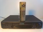 Panasonic NV-SD230B Super Drive VHS Recorder Player With Remote, Fully Working 