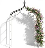 Garden Arbor Arch Shape Climbing Vine Plant Trellis Patio Entrance Decorate Gate