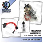 Lucas 45D Distributor Bundle High Energy Electronic Ignition for Classic Mini