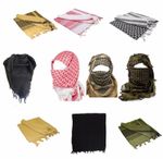 100% Cotton SHEMAGH HEADSCARF - Colour Option - Military Keffiyeh Arab Army Wrap