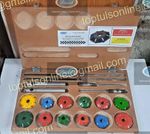 VW BUG 3 ANGLE CUT CARBIDE TIPPED VALVE SEAT CUTTER KIT 1200,1300,1600 CC Heads