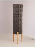 Grey Felt Floor Lamp