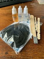 Linna 100 Rubber Drive Belt Bands 30-80mm Cassette Tape Machines 10ml Oil Clean
