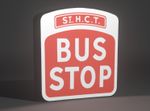 St Helens Corporation Transport Bus Stop  LED Lightbox Vintage USB Lamp Gift