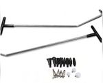 PDR Double & Single Bend Rod/Bar With Various m8 Tips For Paintless Dent Repair 