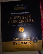 Tibobo 24K Gold Eye Mask Collagen Effect Under Eye 24 Pairs SPF 50+
