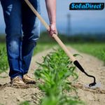 High Quality Swan Neck Hoe with Wooden Handle Garden Tool German Steel 6 SIZES