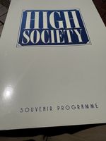 HIGH SOCIETY Barbican Theatre Programme LONDON - Helen George, Julian Ovenden