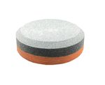 PUCK STONE AXE KNIFE RAZOR BLADE MACHETE TOOL SHARPENING DOUBLE SIDED WHETSTONE