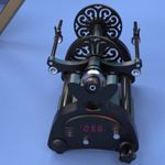 100-240V Home Small Digital Display Fibre Wool Electric Spinning Wheel W/ Pedal