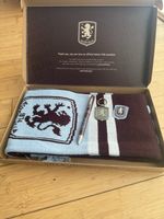 Aston Villa 2026 Membership Gift Pack Set Scarf Badge Keyring Pen NEW GENUINE