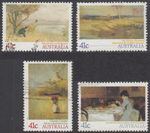 Australia  1989 Australian Impessionist Painting set   SG 1212 - 1215  good used