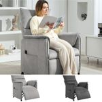 Power Recliner w/ Remote Control, Electric Reclining Chair for Elderly