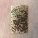 GB QV Fiscals CONSULAR SERVICE 5/- Five Shillings Green