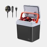 24L Electric Cool Box Hot & Cold Insulated Cooler Camping Travel Fridge