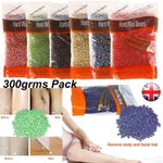 300grms Hard Wax Beans Beads Depilatory Hot Pellet Waxing Body Hair Removal