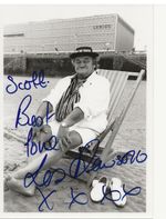 LES DAWSON-COMEDY LEGEND-SIGNED 7”x5” BLACK&WHITE PHOTO 