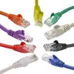 Cat6 Ethernet Cable RJ45 Network LAN Patch Lead 0.5m 1m 2m 3m 5m 10m 20m 30m Lot