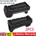 2Pcs Motorcycle Front Foot Rest Peg Rubbers For Yamaha YBR 125 5VL-F7413-00 UK
