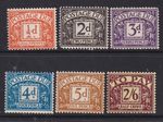D40-D45 Tudor Postage Due Set UNMOUNTED MINT(314/616)