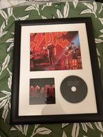 AC/DC Signed Photo Brian Johnson. Framed. Authentication Certified.