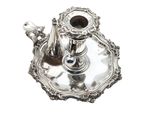 Old Sheffield Plate Ex Ejector Chamberstick C. 1820 - Antique Silver Plated