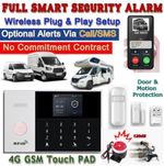 Camper-RV-Motorhome Wireless Alarm Security Entry System Live 4G Mobile ALERT