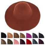 Wool Felt Flare Capeline for Hats 28cm - HF029 - Available in 12 Colours