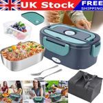 Portable Electric Heated Car Plug Heating Hot Travel Lunch Box Bento Food Warmer