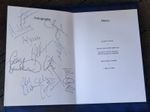 Sunderland vs Middlesbrough 1994 Signed Menu Programme