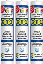 CT1 Sealant/Adhesive, PACK OF 3, Colour Variations, Trade Prices