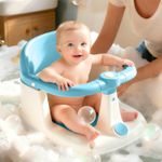Baby Bath Seat Non-Slip Soft Toddler Bath Chair 6 Months Plus with Suction Cups