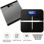 BATHROOM SCALES WEIGHING DIGITAL LCD ELECTRONIC HOME BODY GLASS SCALE WEIGHT UK