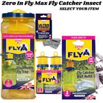 Zero In Fly Max Fly Catcher Insect Trap With Bait Ready To Use Re Usable Trap