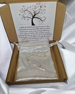 PERSONALISED CHRISTENING GIFT BOY GIRL CROSS NECKLACE DEDICATION BAPTISM