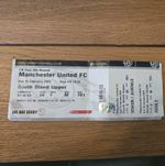 2009 Derby County v Manchester United Used Match Ticket Stub FA Cup  rare 