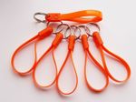 Hi-Vis Fluorescent Key Loop Rings | 6 or 10 Pack | Key Fobs | Promotional