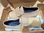 Cosyfeet Womens Extra Roomy Beige Mary Jane Hook & Loop Fabric Comfort UK 11