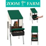 Chicken Nesting Box Roll Away Hen Laying Box With Metal Legs