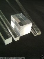 Square Clear Acrylic Rod Solid Perspex Bar Profile PMMA Food Safe Material