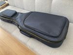 Electric Guitar Case Blue Color With Strap And Support For Guitar's Neck